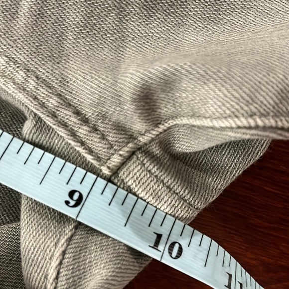 AG Adriano Goldschmied Womens Jeans 25R Dusty Green Ex-Boyfriend Slim Distressed - Picture 14 of 16